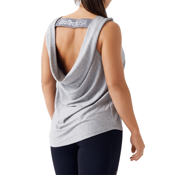 BioTech USA Ellie Low Back Top Grey