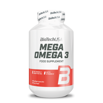 Βασικά Λιπαρά (Omega-3) BioTech USA Mega Omega 3 180 Caps
