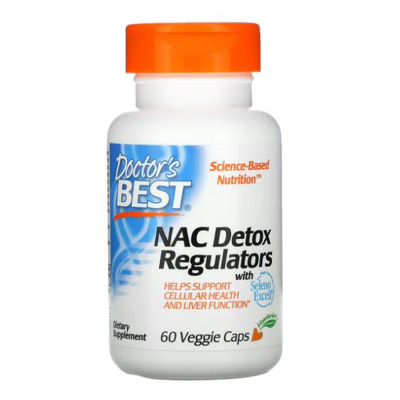 Doctor's Best NAC Detox Regulators 600mg 60 VCaps