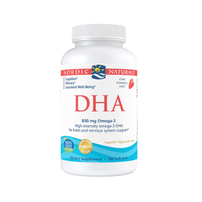 Βασικά Λιπαρά (Omega-3) Nordic Naturals DHA 830mg Strawberry 90 Softgels