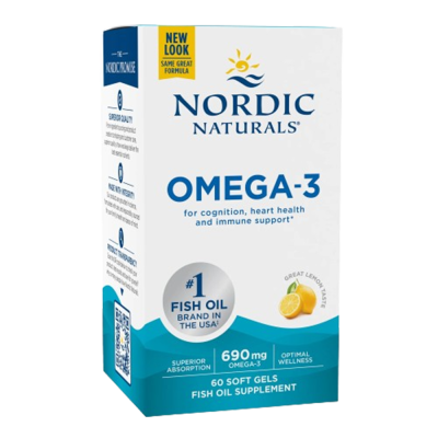 Βασικά Λιπαρά (Omega-3) Nordic Naturals Omega-3 690mg Lemon 60 Softgel