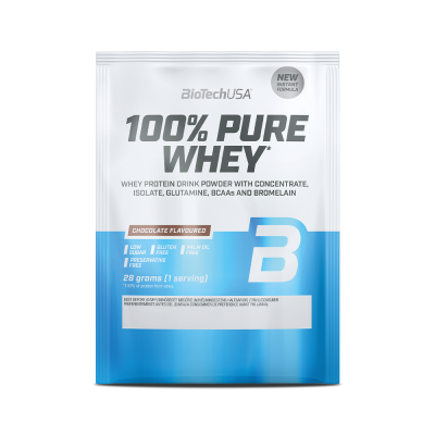 Ορός Γάλακτος BioTech USA 100% Pure Whey 28g