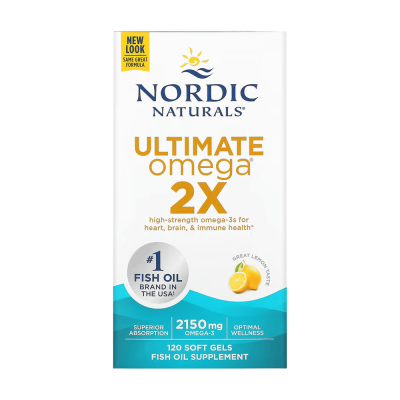 Βασικά Λιπαρά (Omega-3) Nordic Naturals Ultimate Omega 2X 2150mg Lemon 120 Softgels