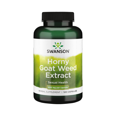 Προϊόντα Ενδυνάμωσης Ερωτικής Διάθεσης Swanson Horny Goat Weed Extract 120 Caps