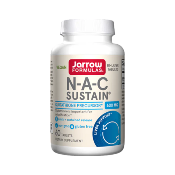 Jarrow Formulas N-A-C Sustain 600mg 60 Τabs
