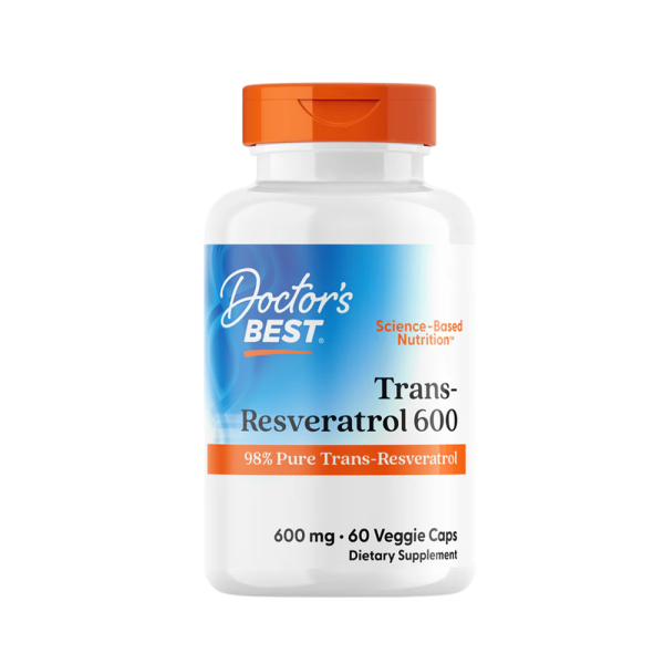 Doctors Best Trans-Resveratrol 600 600mg 60 VCaps