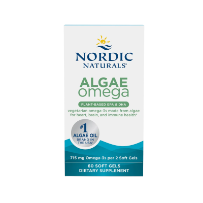 Βασικά Λιπαρά (Omega-3) Nordic Naturals Algae Omega 715mg Omega 3 60 Softgels