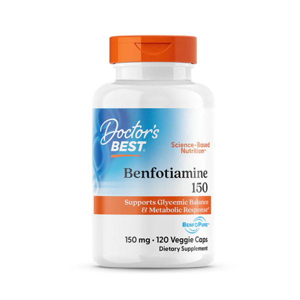 Doctors Best Benfotiamine with BenfoPure 150mg 120 VCaps