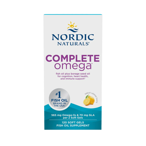 Nordic Naturals Complete Omega 565mg Lemon 120 Softgels