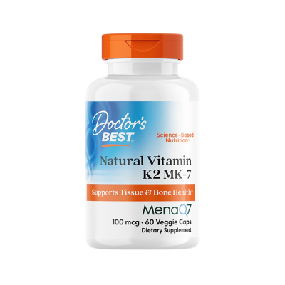 Doctor's Best Natural Vitamin K2 MK7 with MenaQ7 100mcg 60 Vcaps