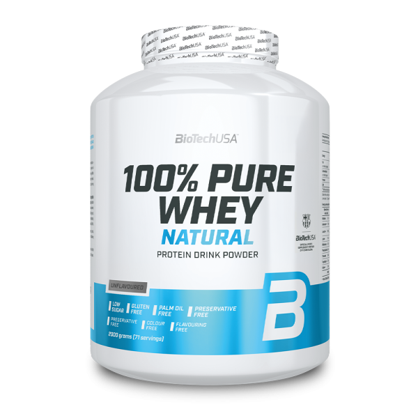 BioTech USA 100% Pure Whey Natural 2000g