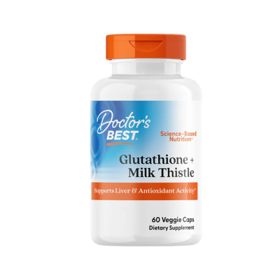 Υγεία του Αθλητή Doctor's Best Glutathione + Milk Thistle 60 VCaps