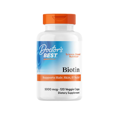 Συμπληρωματα διατροφης Doctor's Best Biotin 5000mcg 120 VCaps