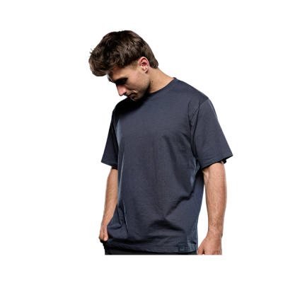 Biotech USA Basic Oversized Men’s T-Shirt Blue