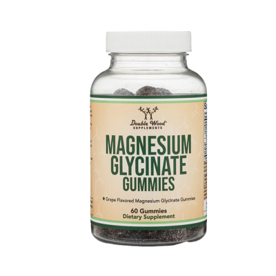 Συμπληρωματα διατροφης Double Wood Magnesium Glycinate 60 Gummies