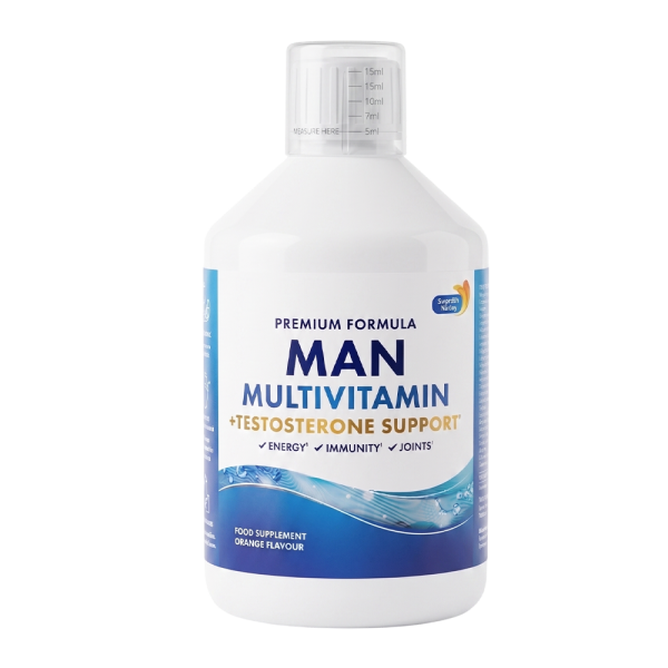 Swedish Nutra Man Multivitamin + Testosterone Support 500ml