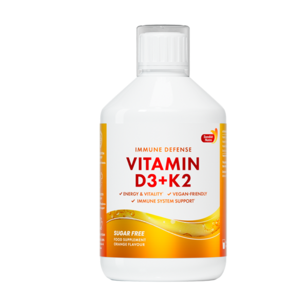 Swedish Nutra Vitamin D3+K2 500ml