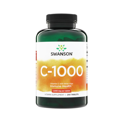 Swanson Vitamin C Rose Hips 1.000mg 250 Tabs