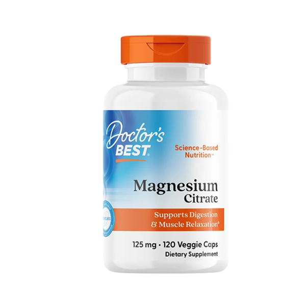 Doctors Best Magnesium Citrate 125mg 120 VCaps