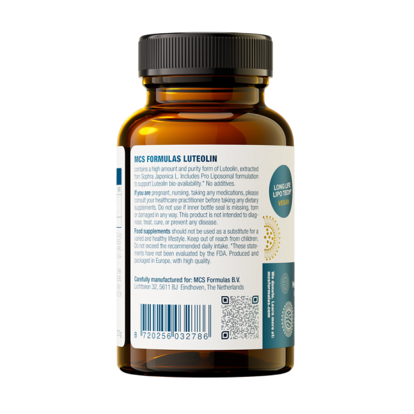 MCS Formulas Luteolin Max Pro Liposomal 150mg 60 Caps