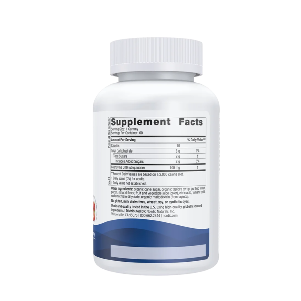 Nordic Naturals CoQ10 100mg 60 Gummies