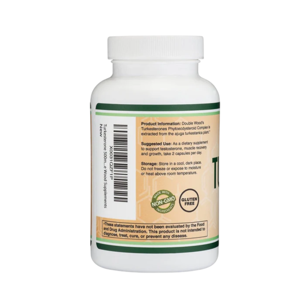 Double Wood Turkesterone 500mg 120 Caps