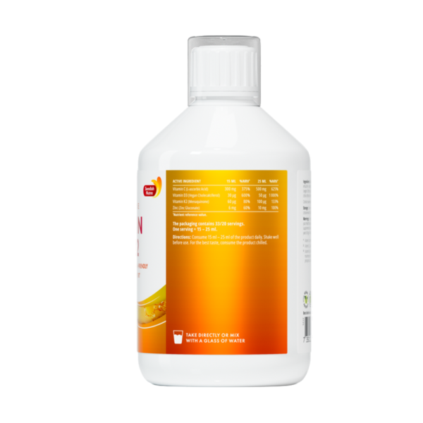 Swedish Nutra Vitamin D3+K2 500ml